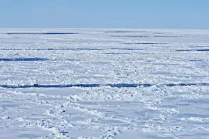 Ice Floe Magdalen islands Canada