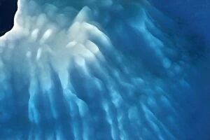 Iceberg detail of melting iceberg Arctic ocean Summer