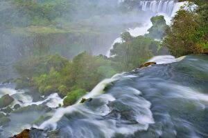 Images Dated 3rd August 2010: Iguazu Falls / Iguacu Falls - water masses of Iguazu