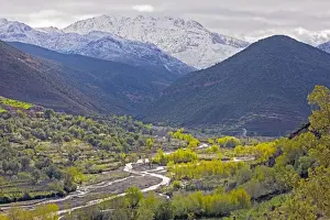 Atlas Prints: Imlil Valley - High Atlas (Haut Atlas) mountains - Morocco - In spring