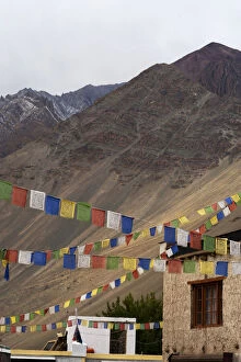 Buddhism Gallery: India, Ladakh, Alchi, colorful Buddhist