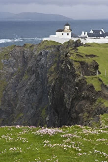 Ireland, County Mayo, Achill Island Lighthouse