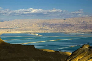 Israel, Negev, view of the Dead Sea, in