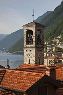 Italy, Como Province, Argegno. Lake view