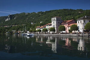 Italy, Novara Province, Pella. Lakefront