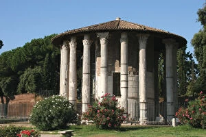 Archaeological Gallery: Italy. Rome. The circular temple of Hercules