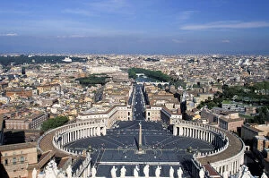 Italy, Rome, Vatican City. View of St. Peter's