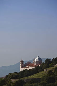Images Dated 27th August 2012: Italy, Sardinia, Cuglieri. Church view near