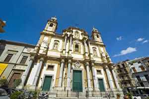 Italy, Sicily, Palermo, old church