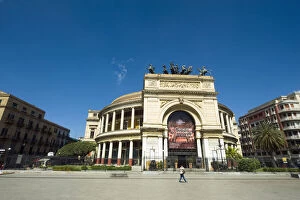 Italy, Sicily, Palermo, opera house