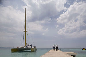 Tropic Gallery: Jamaica, Montego Bay, Tourist catamaran