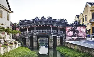 Japanese Covered Bridge-Hoi An-Viet - symbolic of Hoi An and it's rich mercantile past this covered bridge was built in 1593 by the japanese trading community to link them with the chinese quarter in the eastern section of the town