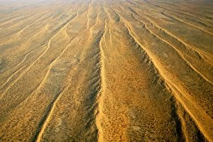 JPF-13134 Aerial of dunefields, sand dunes and claypans in interdune corridors