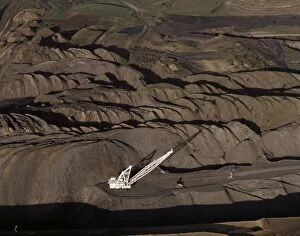 JPF-13962 Aerial - Curragh open cut coal mine north of Blackwater