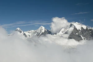 Jungfrau Range : Eiger, Monch and Jungfrau