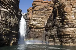 Layers Prints: King George Falls These falls are accessible only by boat