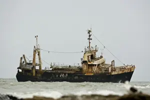 Wreck Prints: The Kolmanskop ship wreck - Atlantic Coast - Namibia - Africa