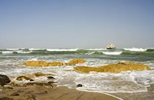 The Kolmanskop Stranded On rocky reef near Swakopmund Namibia, Africa