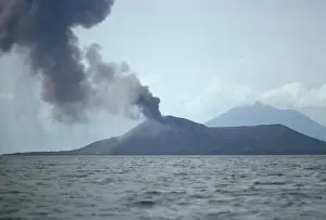 Smoke Prints: Krakatau Volcano CHM 275 Indonesia. © Charles McDougal / ARDEA LONDON