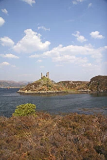 Kyleakin, Scotland. The ancient ruins of