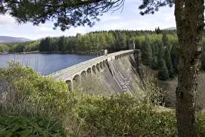 Storage Prints: Laggan Dam - Between Loch Oich & Loch Lochy 700ft wide 170ft high supplies powerhouse at Fort William near Fort
