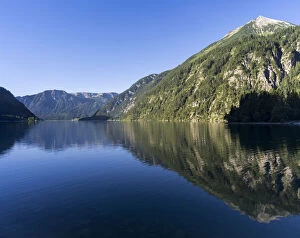 Lake Achensee in Tyrol, Austria. This mountain