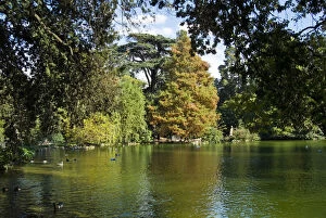 Lake in Villa Giulia Garden, Rome, Latium