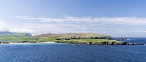 Landscape on South Mainland of the Shetland