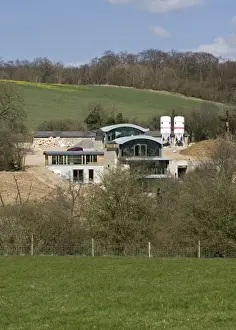 Large Eco-friendly House Moonstone - under construction - open Cotswold countryside - Elkstone - UK