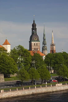 Baltic Gallery: Latvia, Riga, Old Riga, Vecriga, view of