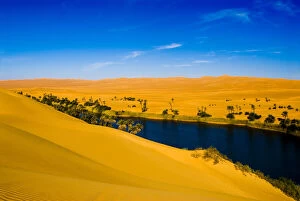 Libya, Fezzan, desert Erg Ubari, Umm el