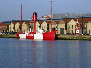 Images Dated 20th August 2012: Lightship, Docks Vauban, Le Havre, France
