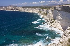 Limestone cliffs at Bonifacio on the south-western