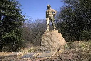 Livingstone Prints: Livingstone Memorial at Victoria Falls - now called Mosi-oa-Tunya - the Smoke that Thunders - Livingstone Zambia