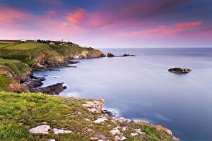 Seascapes Collection: Lizard Point - at sunset - Cornwall - UK
