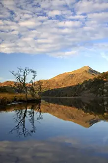 November Prints: Llyn Gwynant - reflections on a beautiful autumn morning - November - North Wales - UK