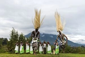 Local Dancers performing a traditional dance with