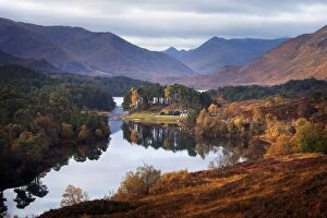 Images Dated 29th October 2012: Loch Affric in autumn on a calm morning - October