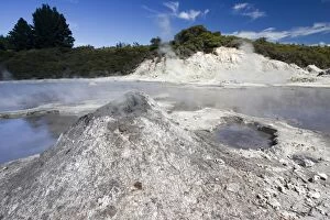 MAB-314 Hells Gate / Tikitere geothermal reserve - mud volcano and sulphur lake