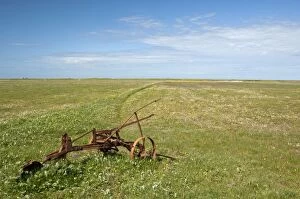 Machair with abandoned plough