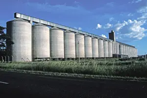 Storage Prints: Maize storage silos Africa - near Chinhoyi Zimbabwe