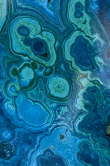 Malachite and Chrysocolla - Copper minerals from Bagdad Copper Mine in Bagdad Arizona-USA
