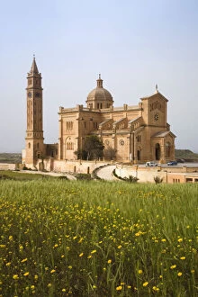 Malta, Gozo Island, Gharb, Basilica of Ta-Pinu