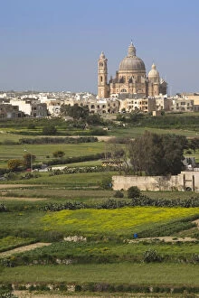 Boundary Gallery: Malta, Gozo Island, Xewkija, elevated view