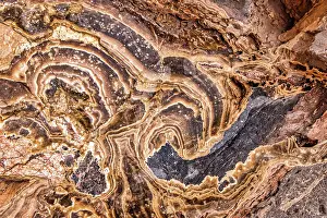 Death Prints: Marble Abstract, Titus Canyon, Death Valley Date: 15-02-2021