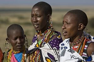 Masai Women - ceremonial dancing and singing