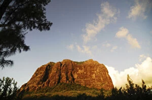Mauritius, Le Morne, photo of a rocky huge
