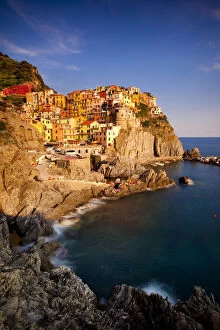 Images Dated 21st January 2013: The medieval village of Manarola in The