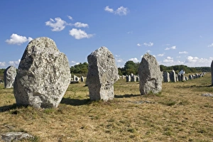 Images Dated 18th September 2007: Megalithic alignements de Menec prehistoric megaliths or standing stones