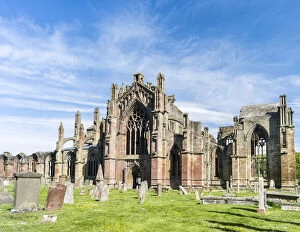 Middle Gallery: Melrose Abbey in the Scottish Borders. (Large)